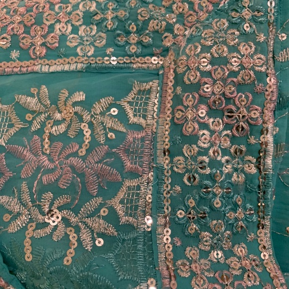 Indian Sari 3 piece set - Picture 10 of 13